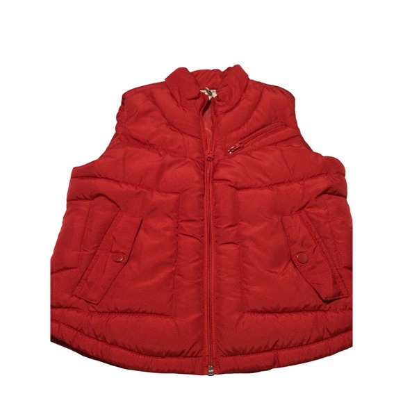 Arizona Jean Co. Other - Arizona Jean Co Red Puffer Vest Mens Medium Full Zip Quilted Sleeveless Jacket
